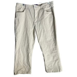 Gloria Vanderbilt Women's Size 14 Cream Capri Jean Pants